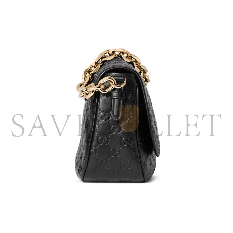 GUCCI GG EMBLEM MEDIUM SHOULDER BAG 848882 (28*17*9cm)